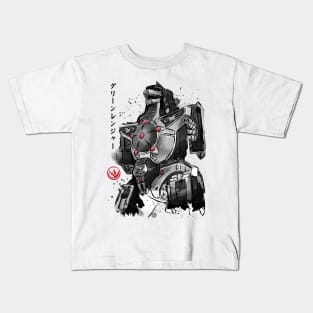 Dragonzord sumi-e Kids T-Shirt